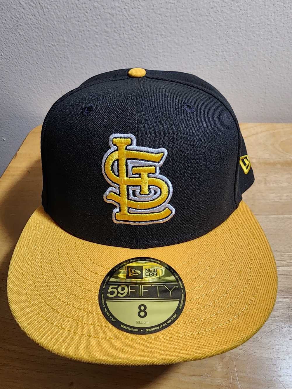 St Louis Cardinals MLB Black/Gold New Era 59Fifty Bush Stadium 30 Year Patch